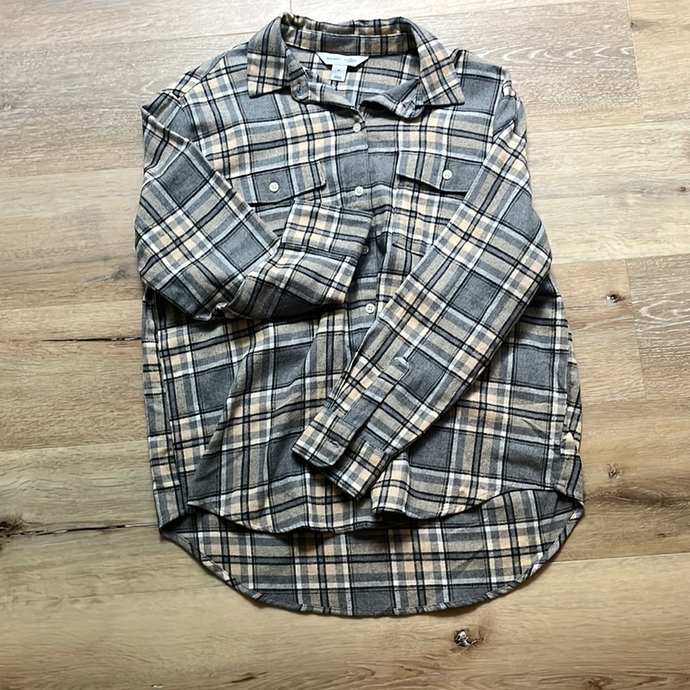 flannel button up